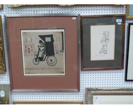 AFTER LAURENCE STEPHEN LOWRY (1887-1976) *ARR'The Contraption', colour print, signed in pencil in the margin, blind stamp,31 