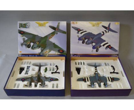 Two boxed Corgi Aviation Archive diecast model aircraft in 1:32 scale, AA34601 'DH Mosquito B Mk XVI Moncton Express', VG in 