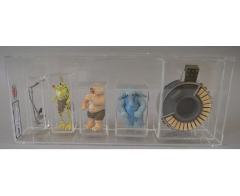 Kenner Star Wars Sy Snootles and the Rebo Band figures with instruments. UKG graded 85% (F 85%, P 85%).