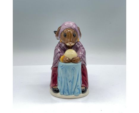 Limited edition, glossy porcelain, features a bunny as a fortune teller accompanied by a black cat handle. Produced exclusive
