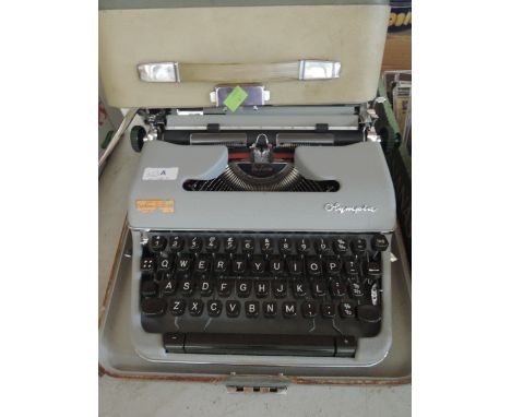 A vintage Olympia typewriter