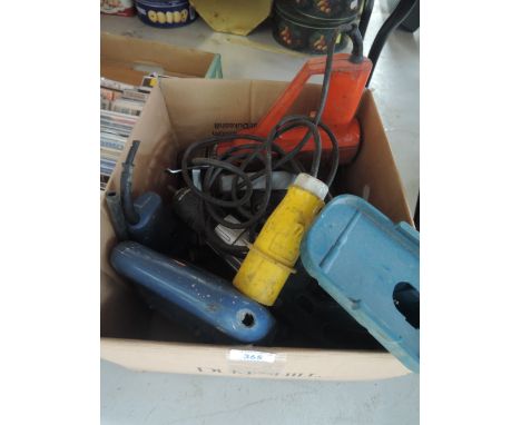 A selection of power tools