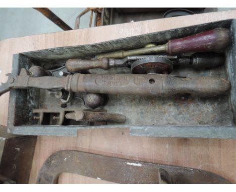 A small selection of vintage tools
