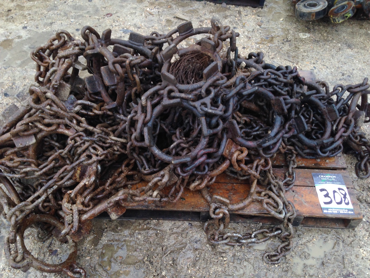 30.5 x 32 Skidder Chains, ( Note 3 Chains, all sold as one lot) Fair
