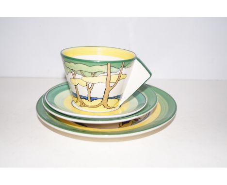 Wedgwood Clarice Cliff quartet