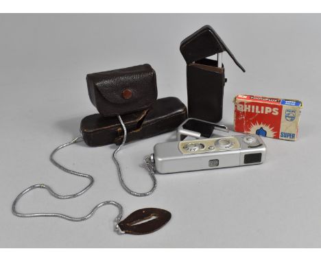 A German Minox Spy Camera and Accessories 
