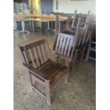 Outdoor Chairs, Qty 6 ***Rigging & Loading fee $40. AMOUNT TO BE ADDED TO