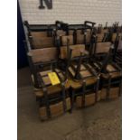 Wood Chair with Metal Legs, Qty 20 ***Rigging & Loading fee $100. AMOUNT TO BE