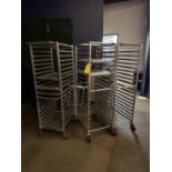 Commercial Sheet Pan Racks, Qty 3 ***Rigging & Loading fee $60. AMOUNT TO BE ADDED