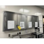 Stainless Steel Cabinet and Contents, 15" D x 74" L x 30" T ***Rigging & Loading fee $125