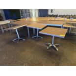 Outdoor Tables, Qty 5, 35.5" W x 35.5" L x 30" T ***Rigging & Loading fee $80