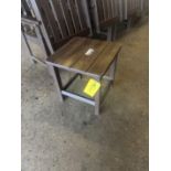 Outdoor Side Table, Qty 6, 17.5" x 17.5" x 18" Tall ***Rigging & Loading fee $40