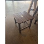 Outdoor Side Table, Qty 6, 17.5" x 17.5" x 18" Tall ***Rigging & Loading fee $40
