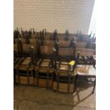 Wood Chair with Metal Legs, Qty 10 ***Rigging & Loading fee $50. AMOUNT TO BE