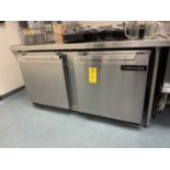 Continental Refrigerator, Model# DLUC60-SS, Serial# 15654092, 115V, 60 Hz, Single Phase ***Rigging &