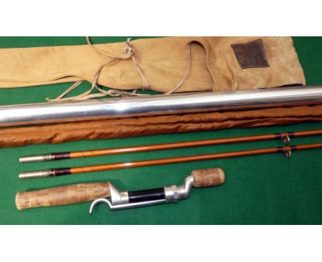 ROD: Hardy The HJS Rod Palakona bait casting rod, 5'6" one piece Palakona cane with detachable cork/alloy crank multiplier ha