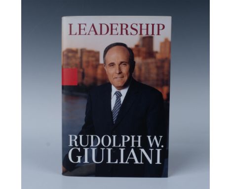 Autographed by Rudolph Giuliani, an American politician who served as the 107th mayor of New York City from 1994 to 2001. His