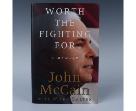 Autographed by John S. McCain, the American politician who served as U.S. senator from Arizona from 1987 until his death in 2