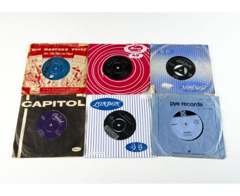 Sixties 7" Singles, approximately three hundred and fifty 7" Singles of mainly Sixties artists including Gene Vincent, The An