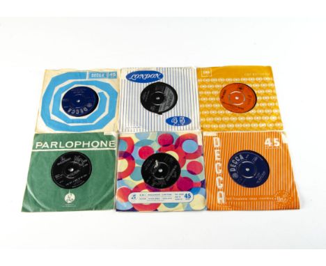 Sixties 7" Singles, approximately three hundred 7" Singles of mainly Sixties artists including The Rolling Stones, Hollies, M