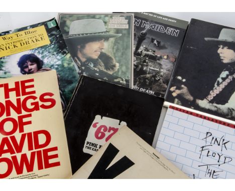 Songbooks / Sheet Music, approximately thirty-five Songbooks with artists including Nick Drake, Pink Floyd, Yes, Bob Dylan, D