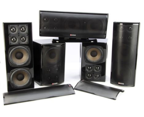 Kreisel Sound System, a six piece Kreisel system comprising of MX-700 MkIII, Centre speaker KK-Q125 Quattro s/n Q000BL121018,
