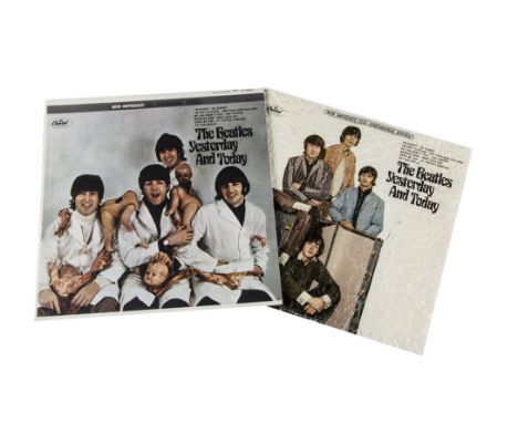 Beatles LP, Yesterday and Today LP - Third state 'Butcher' Sleeve with Paste-over 'Trunk' Cover removed to reveal the origina