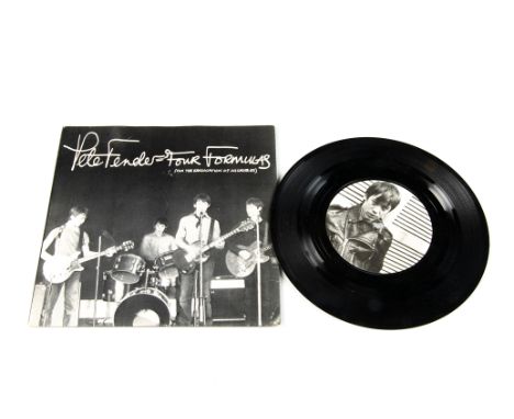 Pete Fender 7" Single, four Formulas EP - Original UK release 1980 on Xntrix (2002) - Picture Sleeve - Vinyl and Sleeve in EX