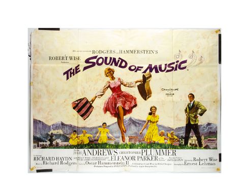 The Sound of Music UK Quad Poster, The Sound Of Music (1965) UK Quad cinema poster, for the five time Oscar winning musical w