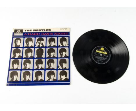 The Beatles LP,  A Hard Day's Night LP - UK First Press Stereo release 1964 on Parlophone - PCS 3058. Garrod and Lofthouse Tr