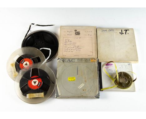 Jethro Tull / Van Der Graaf Generator / Atlantis Reel to Reel Tapes, five reel to reel tapes including Studio recordings comp