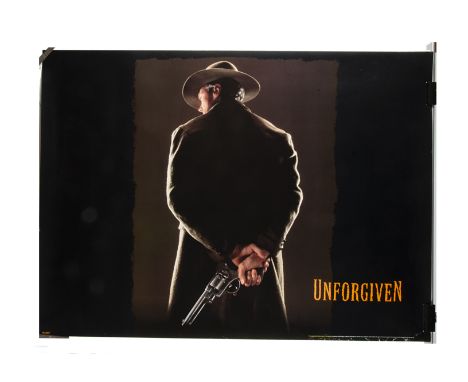 The Unforgiven UK Quad Poster The Unforgiven (1992) UK Quad cinema poster, this being the teaser for the Clint Eastwood weste