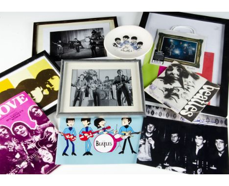 Beatles Memorabilia, a large and varied collection of Beatles and solo memorabilia including photos (some framed and glazed),