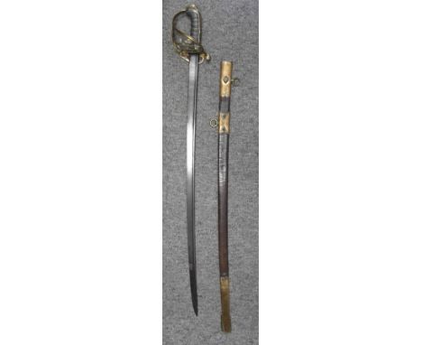 A WILLIAM IV 1822 PATTERN INFANTRY OFFICER'S SWORD BY SALTER, SWORD CUTLER TO THE DUKE OF SUSSEX, CORNER OF ADELPHI STREET, 7