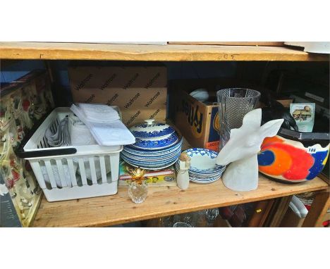 Shelf of assorted