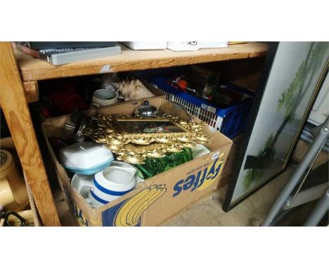 Shelf of assorted