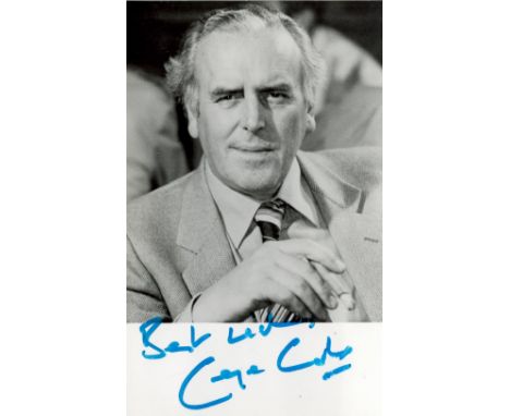 Actor, George Cole vintage signed 6x4 black and white photograph. Cole, OBE (22 April 1925 - 5 August 2015) was an English ac