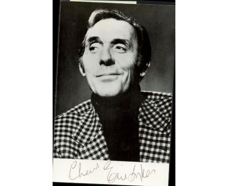 Comedian, Eric Sykes vintage signed 6x4 black and white photograph. Sykes CBE (4 May 1923 - 4 July 2012) was an English radio