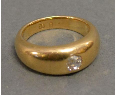 An 18ct. Gold Solitaire Diamond Ring, 10.6gms. 