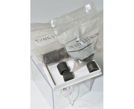 ROLLS ROYCE / BRITISH AEROSPACE ROCKET ENGINE COMPONENTS, produced to test how Tungsten and Molybdenum perform in extreme con