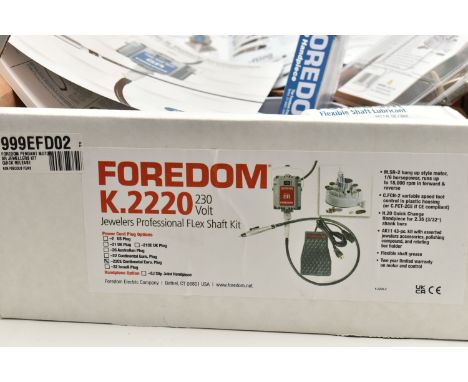 FOREDOM PENDANT MOTOR SR JEWELLERS KIT QUICK RELEASE SYSTEM, model number K.2220 (condition report: unused condition, unteste