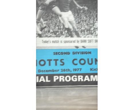 Bolton Wanderers football programme collection, 1970s