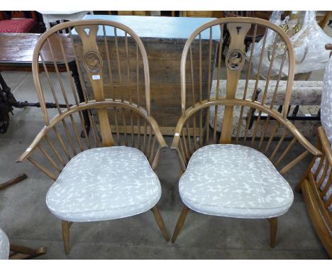 A pair of Ercol Golden Dawn armchairs