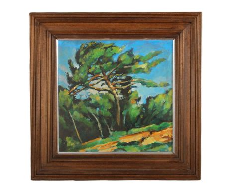 After Paul Cezanne, 20th century, The Great Pine, oil on panel, 43 x 44cm