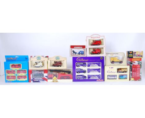 A large collection of mainly Corgi &amp; Lledo diecast vehicles. Contains vehicles from collection such as; Days Gone, Pro Mo