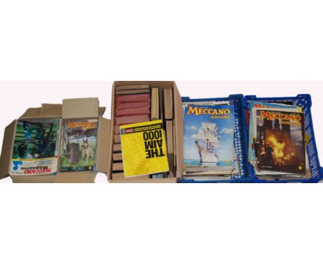 A large collection of vintage and modern Meccano magazines and instruction manuals ranging from the 1930's to present. Includ