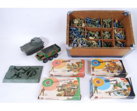 A large collection of original Airfix toy soldiers and tanks. Some boxed, but mainly loose.   POSTAGE: Worldwide Postage &amp