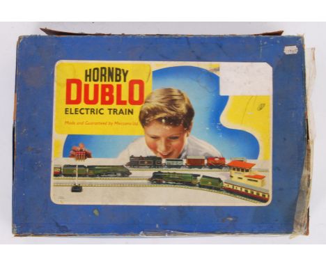 An original vintage Hornby Dublo electric train set. 2-6-4 Tank Passenger Train, 3 rail. Appears complete &amp; within origin