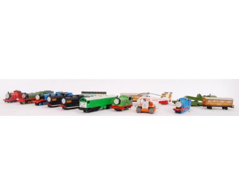 A collection of diecast Thomas The Tank Engine trains by ERTL . Trains include, Thomas, Henry, Percy etc. All loose.&nbsp;

P
