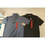 +VAT 2x Callaway golf polo shirts, size M